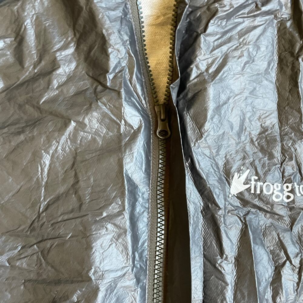 Frogg Toggs Ultra-Lite Rain Jacket Hooded Waterproof Black Youth LG - Picture 6 of 7